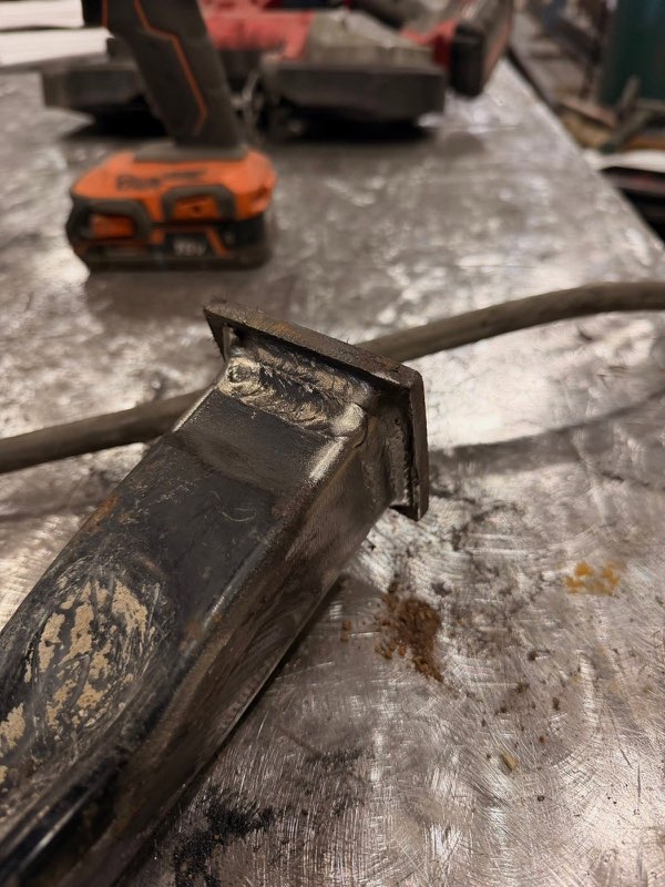 Hitch receiver welding repair