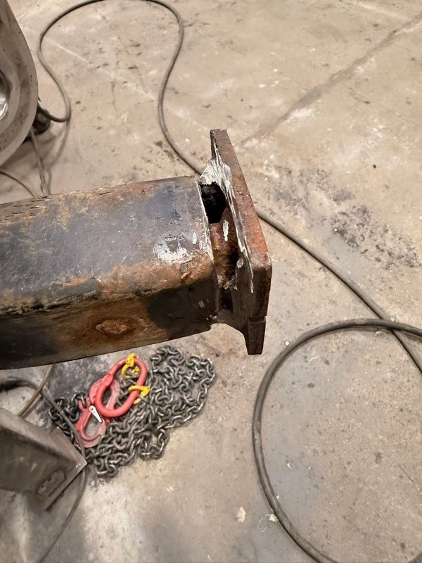 Square tube welding repair