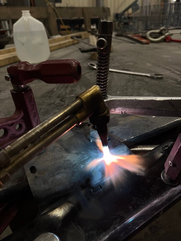 Welding in the shop